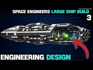 How To BUILD a Large Ship (EP3) DETAILED ENGINEERING in Space Engineers [2026]