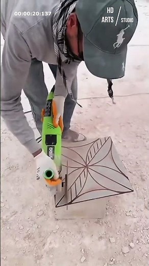 Transforming Tiles into Textured Masterpieces! 🌸 #TileArt #HomeDecoration #Shorts