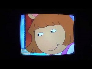 Arthur DW Baby Kate Grandma Theodora Pal Dog And Arthur Smached Cake Cut It Out Pal Lick 1999