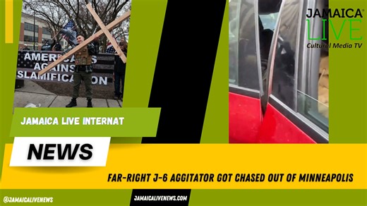 A N-WORD SAVED HIS LIFE! Far-Right January 6 rioter and agitator Jake Lang, who traveled to Minneapolis, Minnesota to stage a “March Against Minnesota Fraud” and pro-ICE rally on January 17, 2026, was overwhelmed and effectively chased out of the downtown area by a large group of counter-protesters. Lang is a controversial far-right figure — a pardoned participant in the January 6, 2021 U.S. Capitol attack a— known for inflammatory rhetoric around immigration and conspiracy theories. | Jamaica L