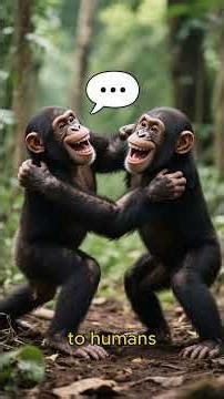 🐒 Chimpanzees: The Clever Geniuses of the Wild! #animals #animalfacts #funfacts #shorts #chimpanzee