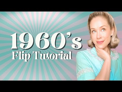Easy 1960s Flip Hairstyle