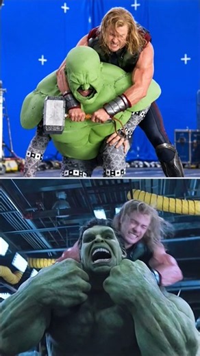 How they actually filmed Avengers (2012) | #shorts