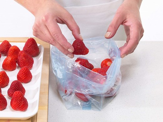 Erdbeeren einfrieren - so einfach geht's