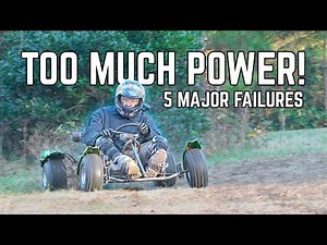 Homemade Shifter Kart gets Thrashed to Pieces (Less Reliable than a F1 Car??)