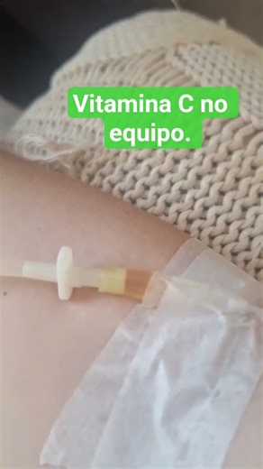 Vitamin C via IV line