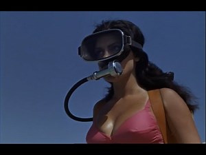Woman Scuba Diving 1960