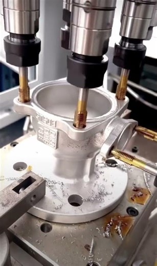 Multiple tapping machine