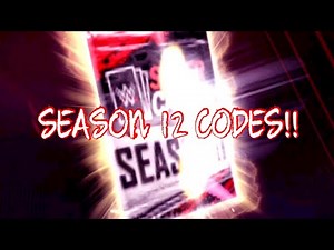 SEASON 12 CODES ARE HERE!! WWE SUPERCARD