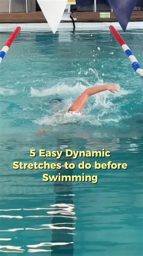 5 dynamic stretches to do before you swim 🏊‍♀️