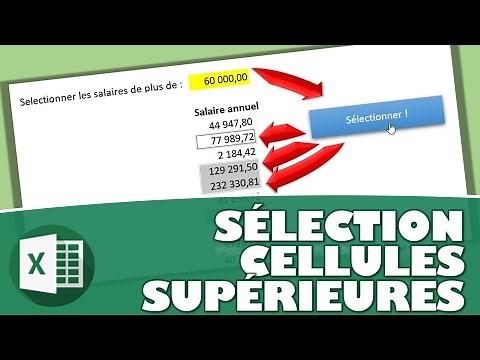 COMMENT SELECTIONNER DES CELLULES EN FONCTION DE LEUR VALEUR EN 1 CLIC SUR EXCEL