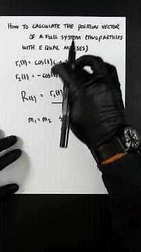 How to Find the Position Vector of Two Particles When They Collide