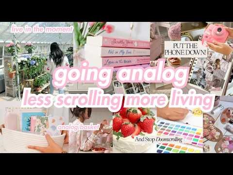 Going Analog in 2026- Analog Hobbies & What's in my Analog Basket & How to Cure Doomscrolling, #2026