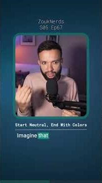 Start Neutral, End With Colors