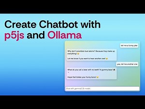 Create a Chatbot with p5js and Ollama