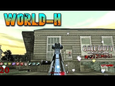 WORLD-H IMPOSSIBLE MAP FULL RUN (WORLD AT WAR ZOMBIES CUSTOM MAP