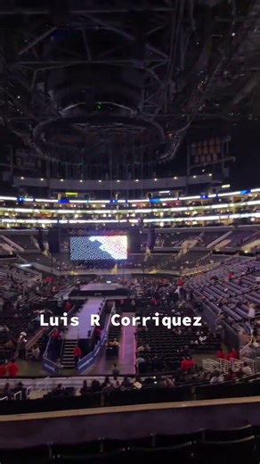 Inside Crypto.com Arena Preparing for a Concert#venue #preparations #music #entertainment