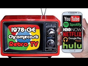 Full version: 1978 portable television converted to internet music & video steaming smart TV!