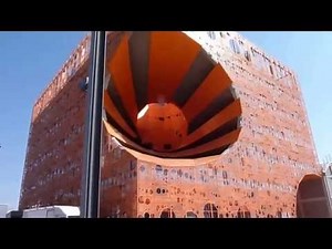 La Mimolette Giant Orange Cheese at Lyon, France