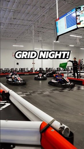 GRID NIGHT! At K1 Speed 🏁 race for position and make the pass! #karting #gokarting #racing