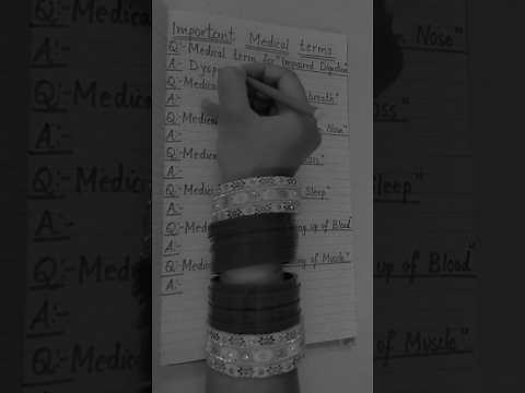 Important Medical Terms with Meanings | Common Medical Terminology for Nursing & Paramedical Student