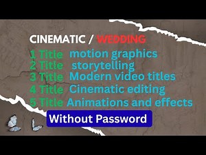 Top 5 EDIUS templates for professional video titles and motion graphics / stylish titles, animations