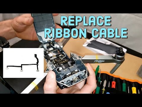 DJI Mavic Pro Platinum Gimbal Ribbon Cable Replacement. FAST
