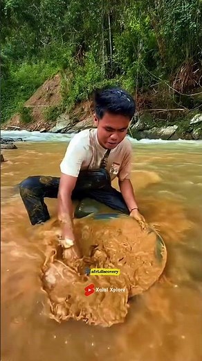 How People Extract Real Gold From River Mud & Sand!