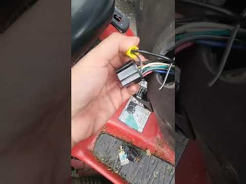 How to bypass ALL SAFETIES on a riding lawnmower - quick & easy