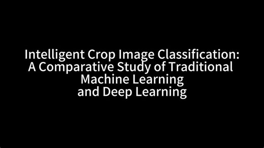 Crop Image Classification: Traditional Machine Learning vs Deep Learning
