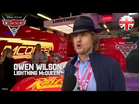 CARS 3 | Owen Wilson visits Lewis Hamilton at the British Grand Prix 2017 | Official Disney UK