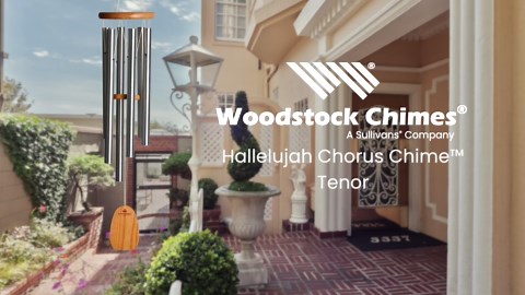 Woodstock Chimes Signature Collection, Woodstock Habitats Chime, Teak, 17'' Butterfly Habitats and Nature Wind Chimes for Outdoor, Patio, Home or Garden Décor (HCTB)