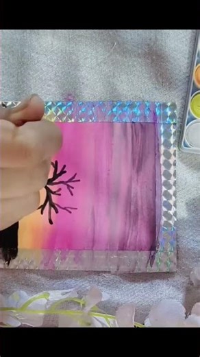 5 minute painting 🎨🖌️ #aesthetic #music #painting