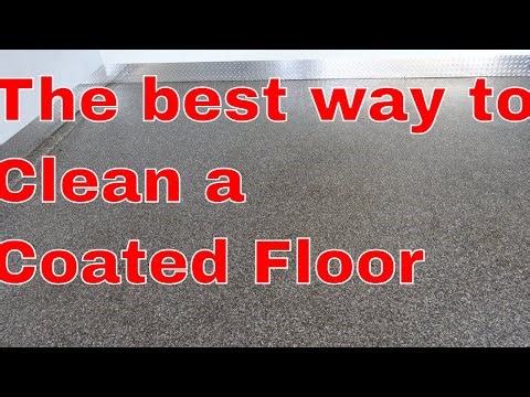 How To Clean A Coated Floor The FAST and EASY way