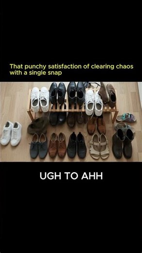 One snap, shoes sorted—so satisfying to watch! ✨ #Shorts