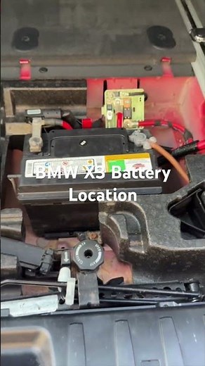 BMW X3 Battery location for E83