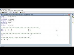 Atmel Wincupl, SPLD, SPLDS e GAL16V8.