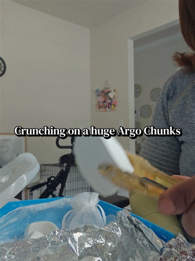 Crunching on a huge Argo Chunk! 🤤 I do not consume nor do I condone. This is AI Generated #crunchyasmr #crunch #ASMR #Argo #MarshmallowChunks