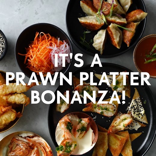 There will be prawn toast. And prawn potstickers. And tempura prawns. And you'll make this prawn platter again and again. https://bit.ly/3EqdInH | WOOLWORTHS