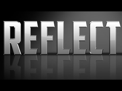 Photoshop Tutorial: How to Make Shiny Text and Reflect it on a Dark Surface