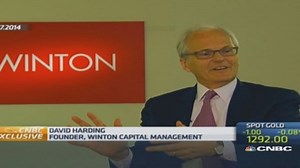 Winton Capital's Harding on stock plunges