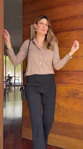 Camisa Feminina Malha Fria Marrom