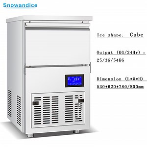 [Hot Item] 2024 New Integrated Embedded Engineering Model of Ice Maker with a Daily Output of 55 Kilograms