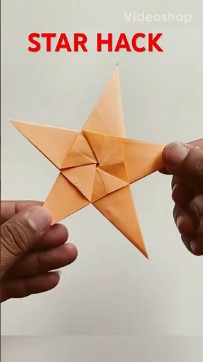 How to Make Star with Paper Easy Step by Step #star #shorts #paperstars