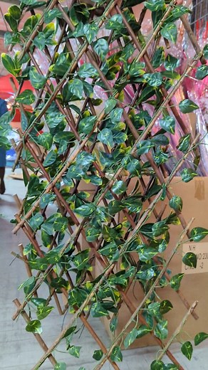 14K views · 28 reactions | Expandable Artificial Garden Leaf Grid Fence for Indoors and Outdoors 120CM $6070 | National Hardware Ltd. | Facebook