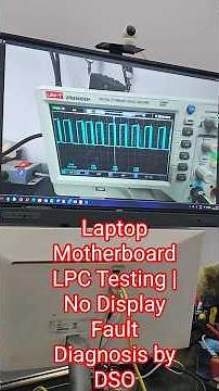 Laptop Motherboard LPC Testing | No Display Fault Diagnosis by DSO 🔧 | LCIIT Repair Training