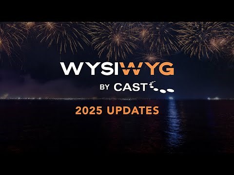 WYSIWYG 2025 Updates