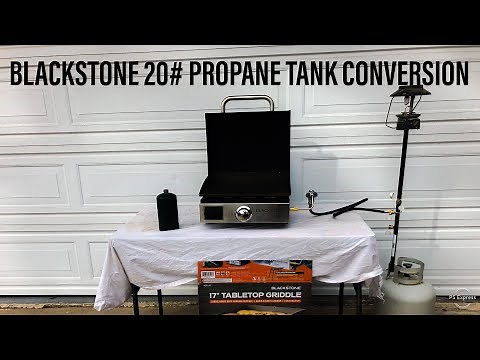 How To Use A 20 Pound Propane Tank On 17' Blackstone Griddle