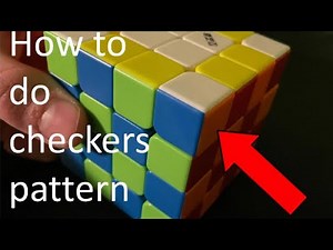 How to do the checkers pattern on 4x4