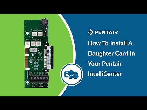 How To Install your Daughter Card in Your Pentair Intellicenter